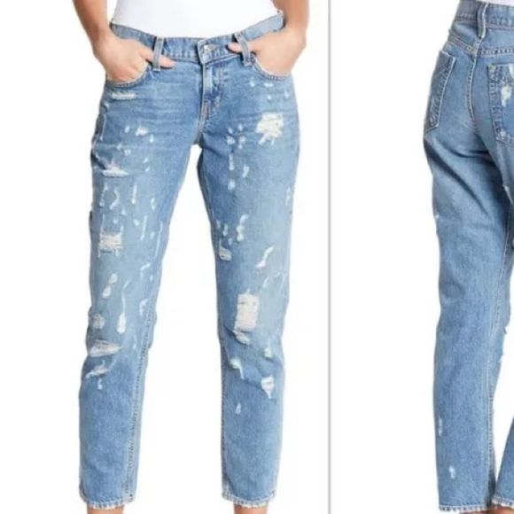 Derek Lam 10 crosby denim. Cropped relaxed fit jeans. Size 4. - Picture 2 of 6